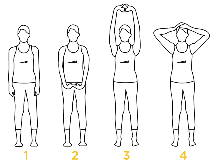 Tadasana - la posture de l'arbre (du palmier) (de la montagne) - the palm tree pose