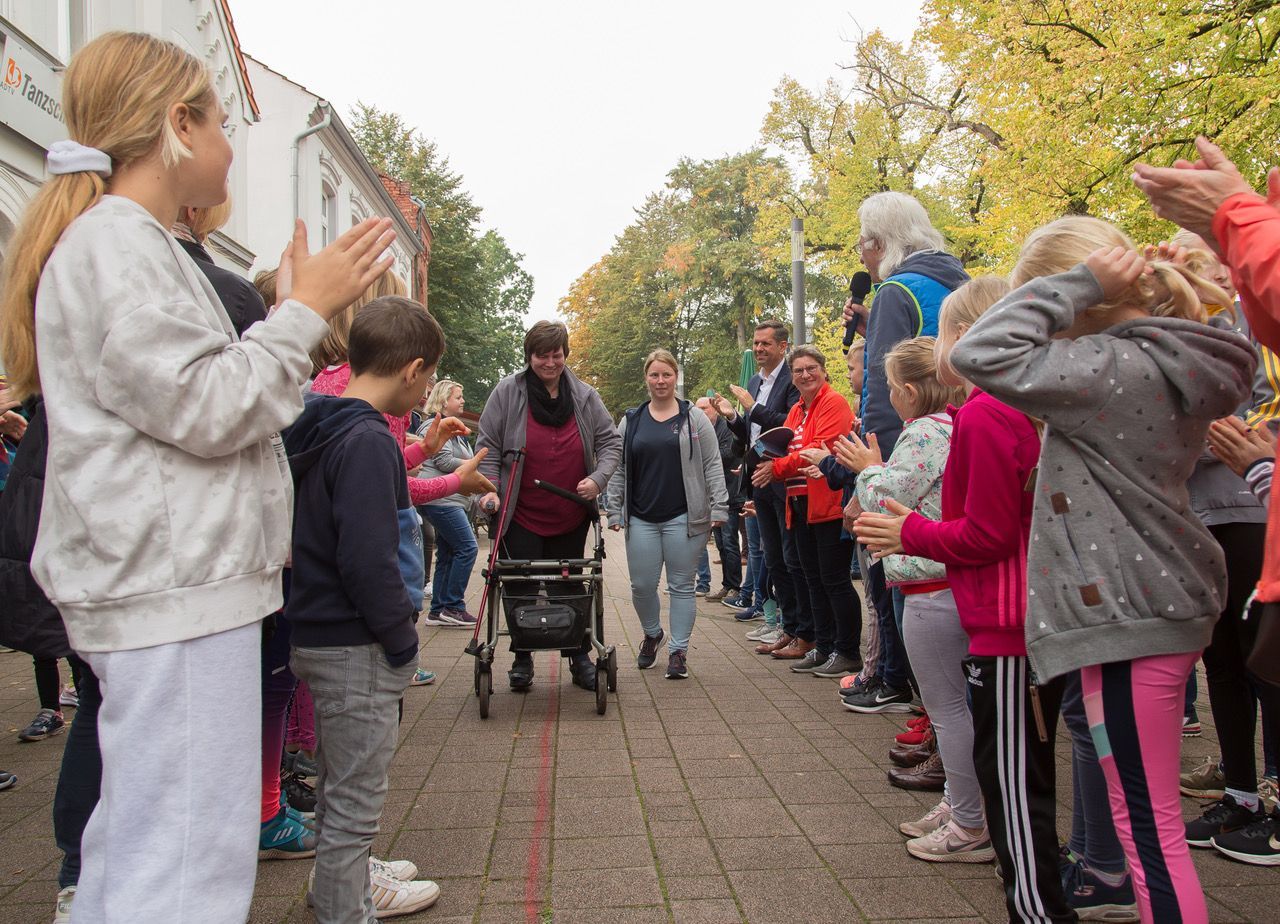 Großartige Leistungen und viel Applaus gab es für die Teilnehmer des Handicaplaufes