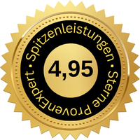4,95 von 5 Sternen bei ProvenExpert