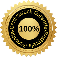 Bestpreis-Garantie und 100%-Geld-zurück-Garantie