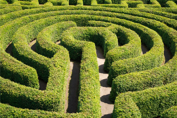 PKV Tarifwechsel Labyrinth