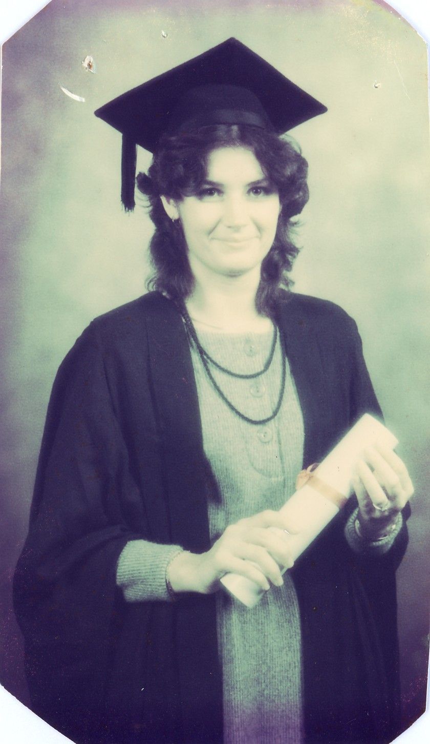 Photo Restoration. Graduation. Before