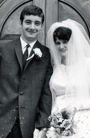 Standard scan of vintage wedding photo in Wakefield by Milfords Digital Studio