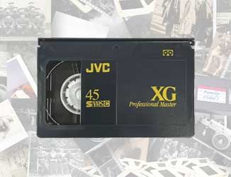 VHS and VHS-C video tapes for digital conversion service in Leeds