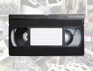 VHS tape conversion to digital MP4 or DVD in Wakefield.