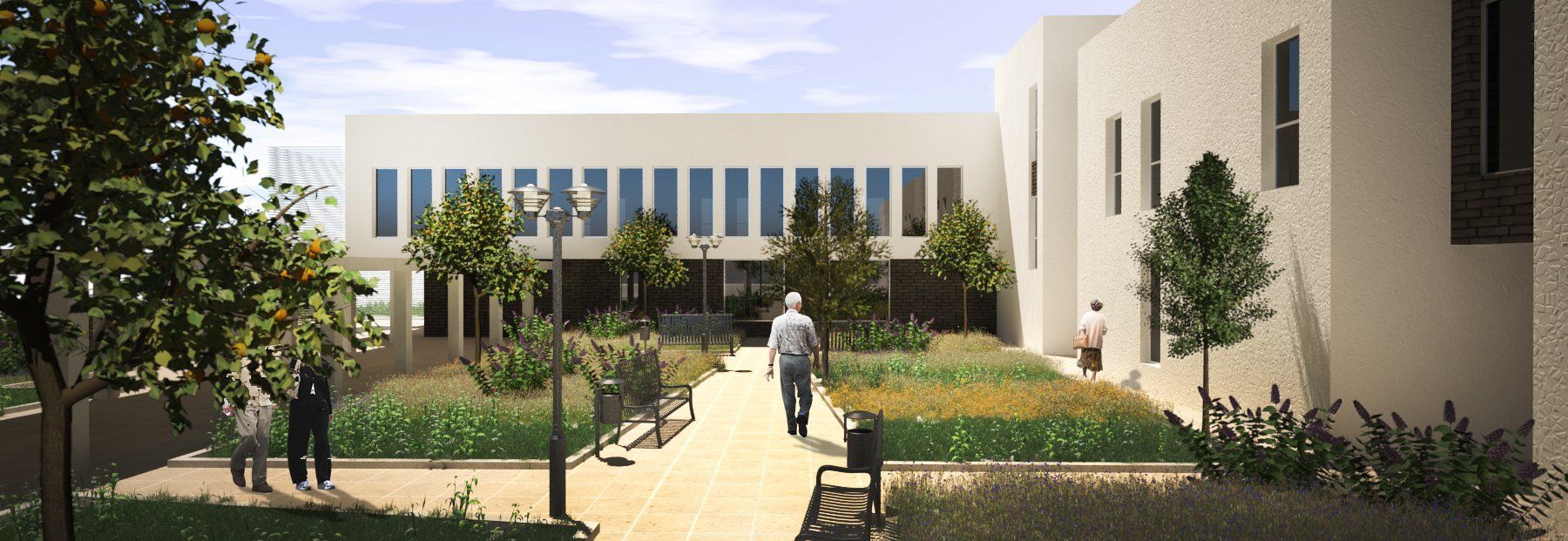 Concurso residencia de ancianos Almería. Arquitectura Almeria.