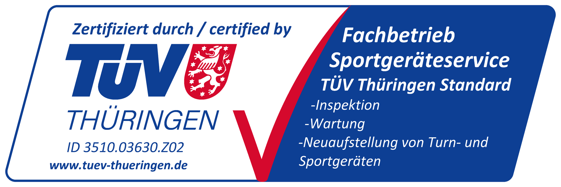 Zertifizierung TÜV Thüringen
