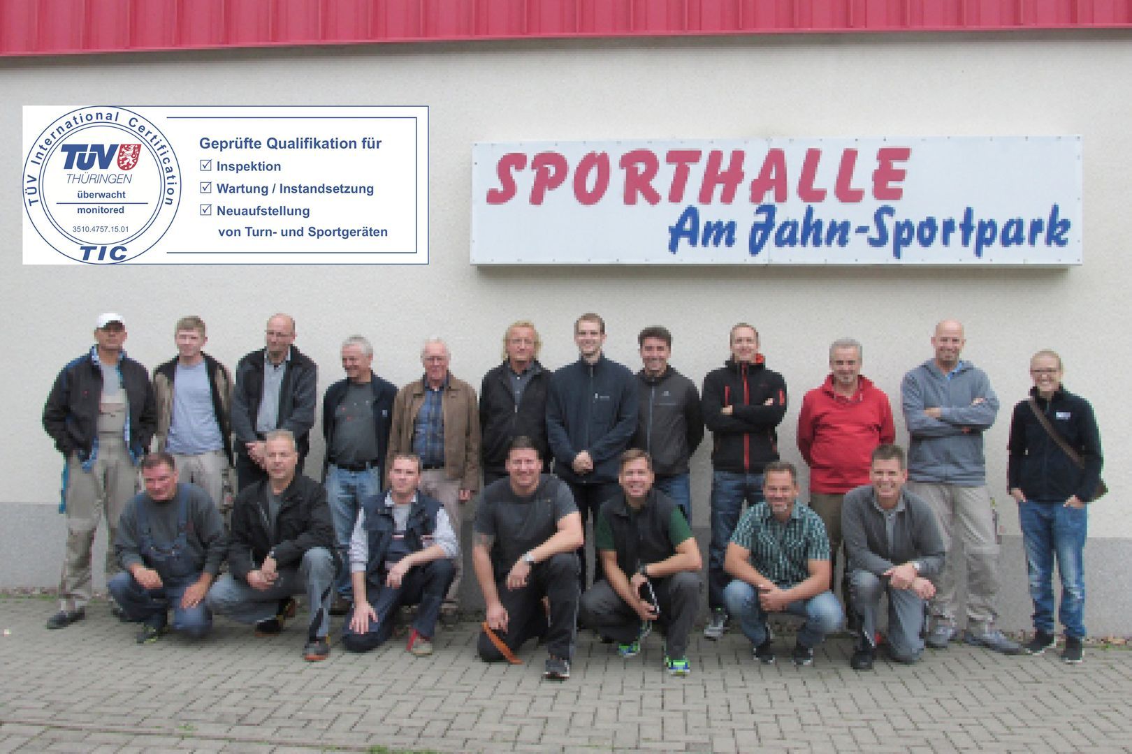 Unsere Techniker beim TÜV Jahresaudit