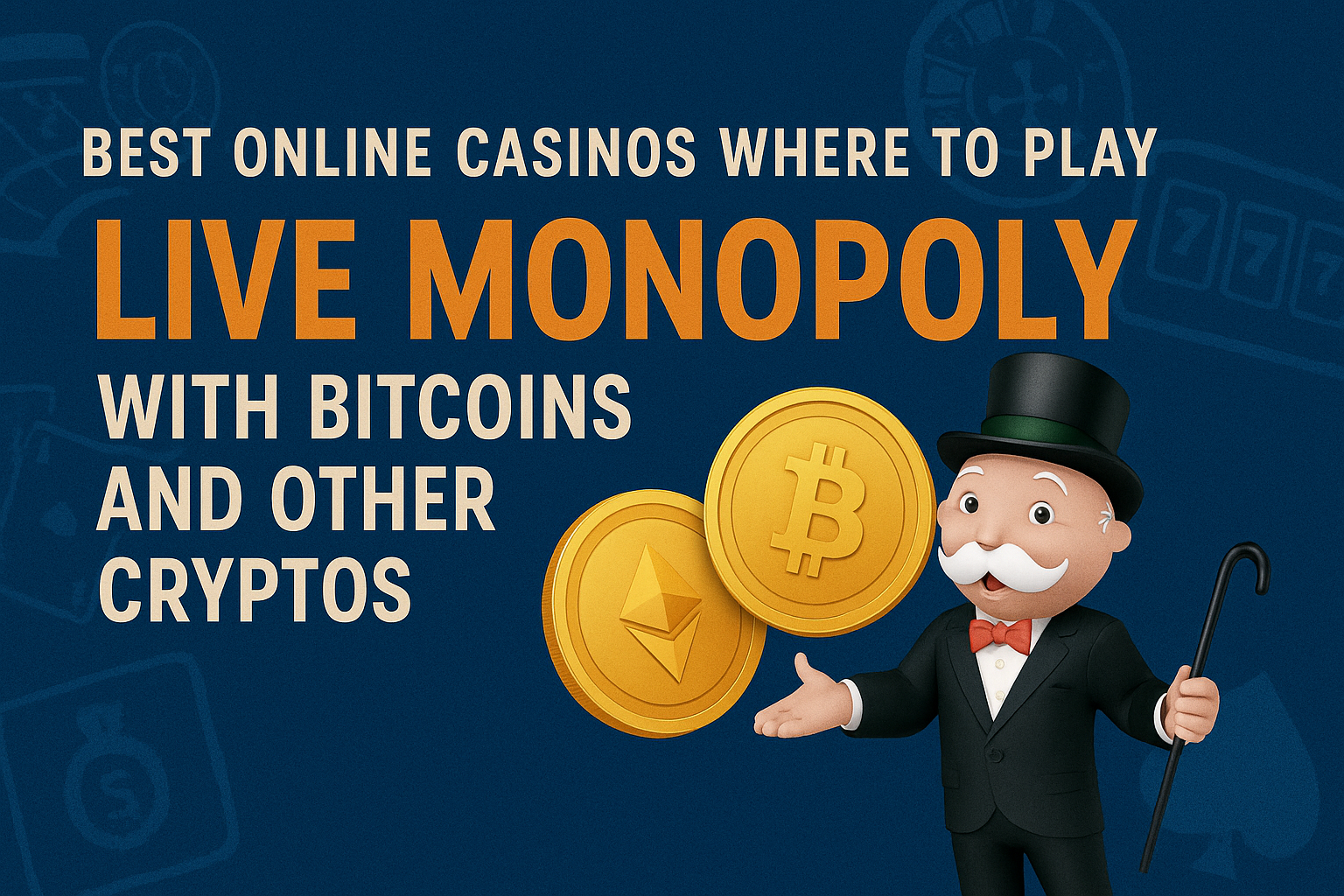 Best Online Casinos Where to Play Live Monopoly with Bitcoins and Other Cryptos.