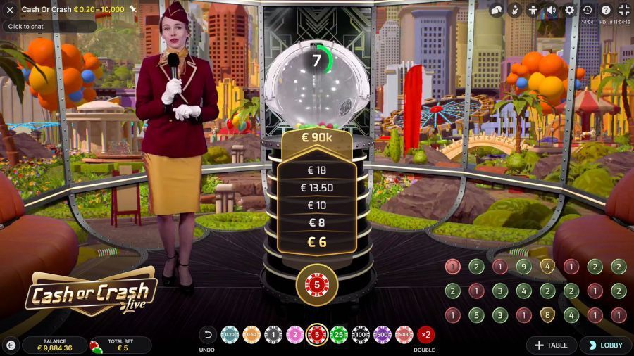 Lær hvordan og hvor du kan spille Cash or Crash Live