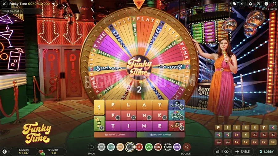 Juego en vivo en línea Funky Time