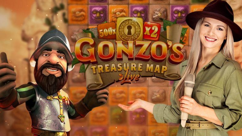 Lerne, wie und wo du Gonzo's Treasure Map Live spielen kannst