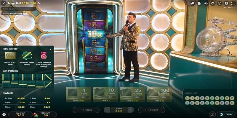 Play Mega Ball Live online Play Mega Ball Live online