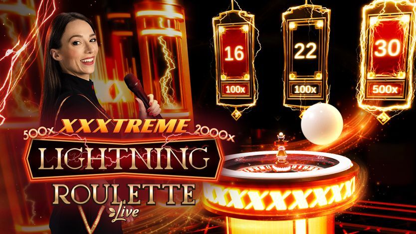 Lerne, wie und wo du XXXtreme Lightning Roulette Live spielen kannst