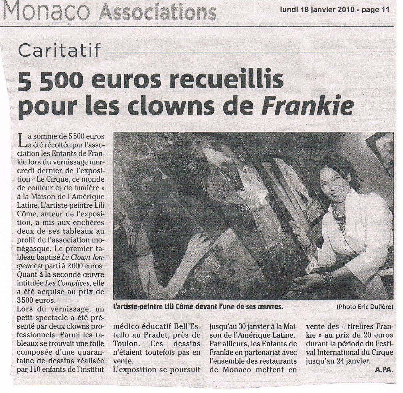 article au sujet de Lili Come