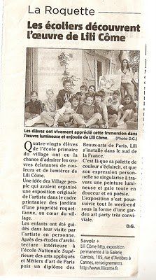 article au sujet de Lili Come