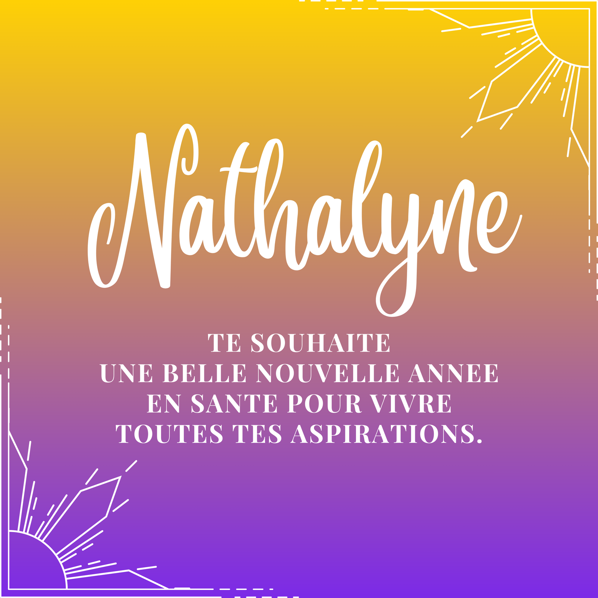 Bonne année !