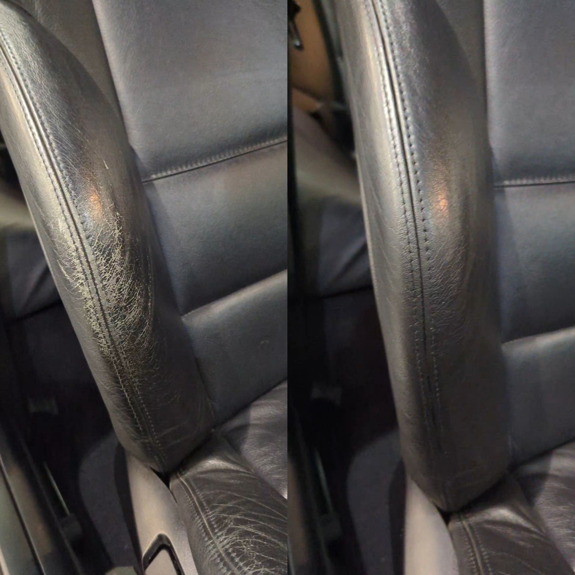 Leather Seat Bolster Repair