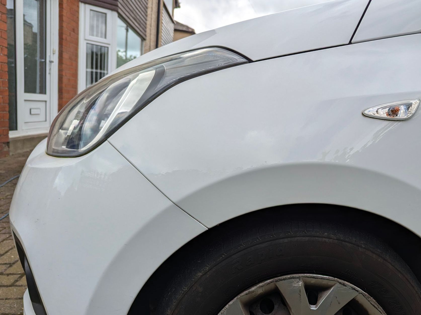 Before and after Paintless Dent Removal - Lancashire Dent Repair