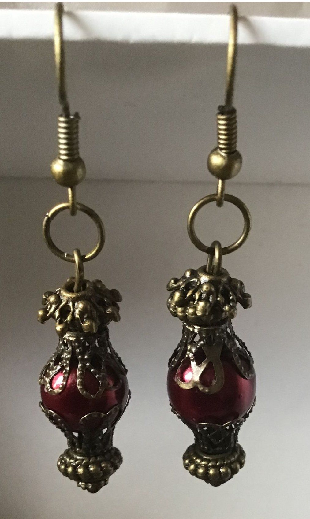 Filigrane Bronze Ohrringe