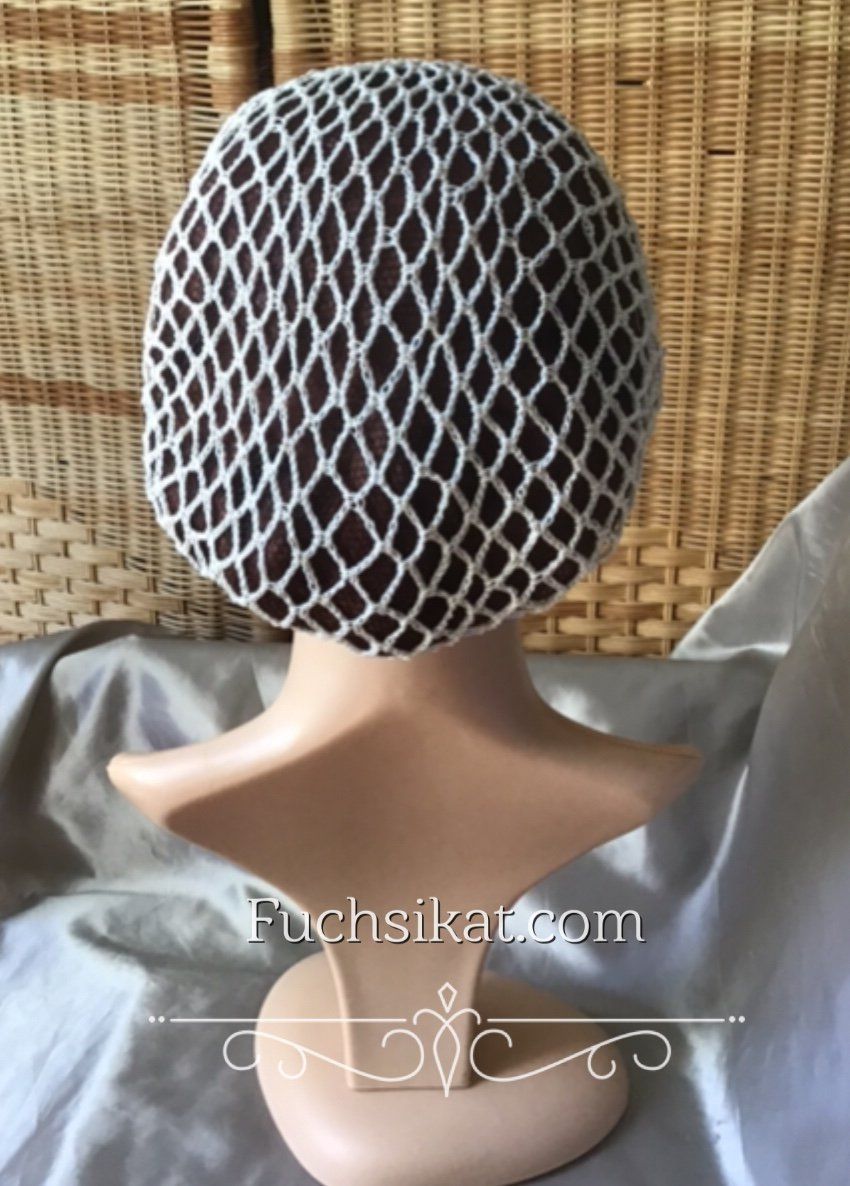 Baumwoll Haarnetz beige