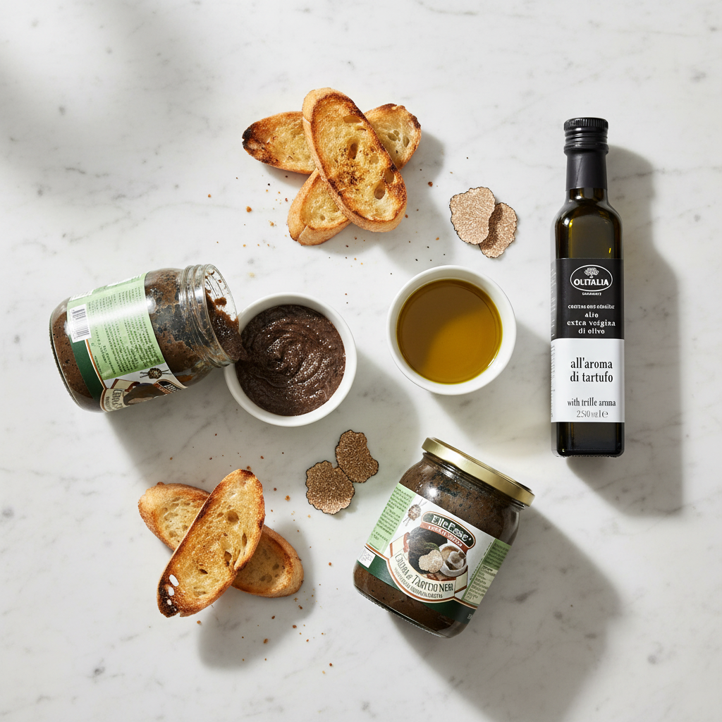 Produits à la truffes
crème de truffes
sauce truffes