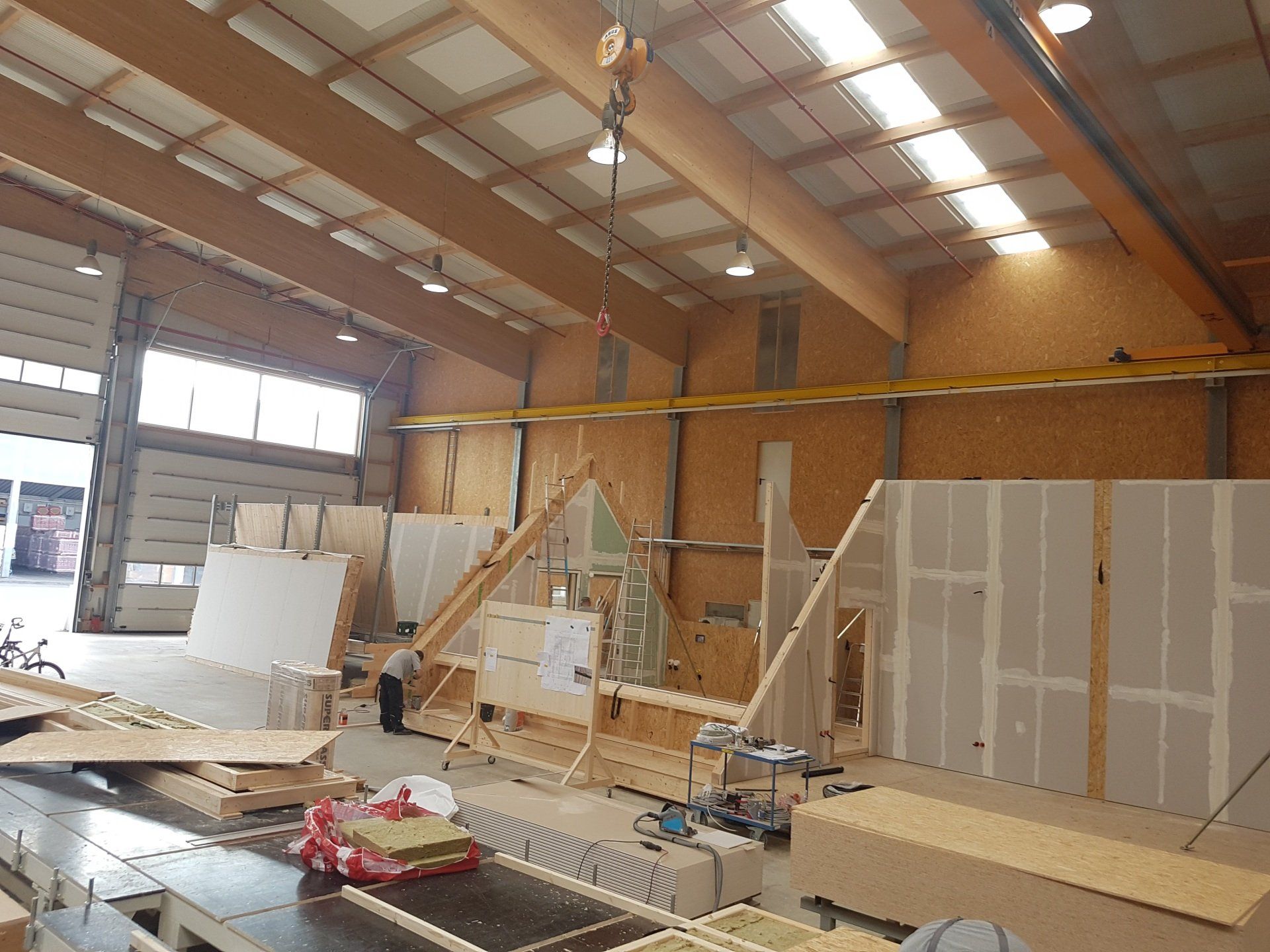 Dachaufstockung im Werk vorgefertigt Dachausbau mit Elementen