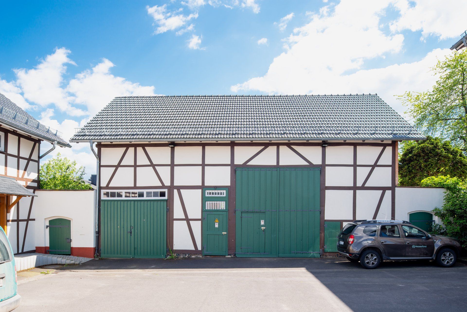 Architekturaufnahme einer Scheune