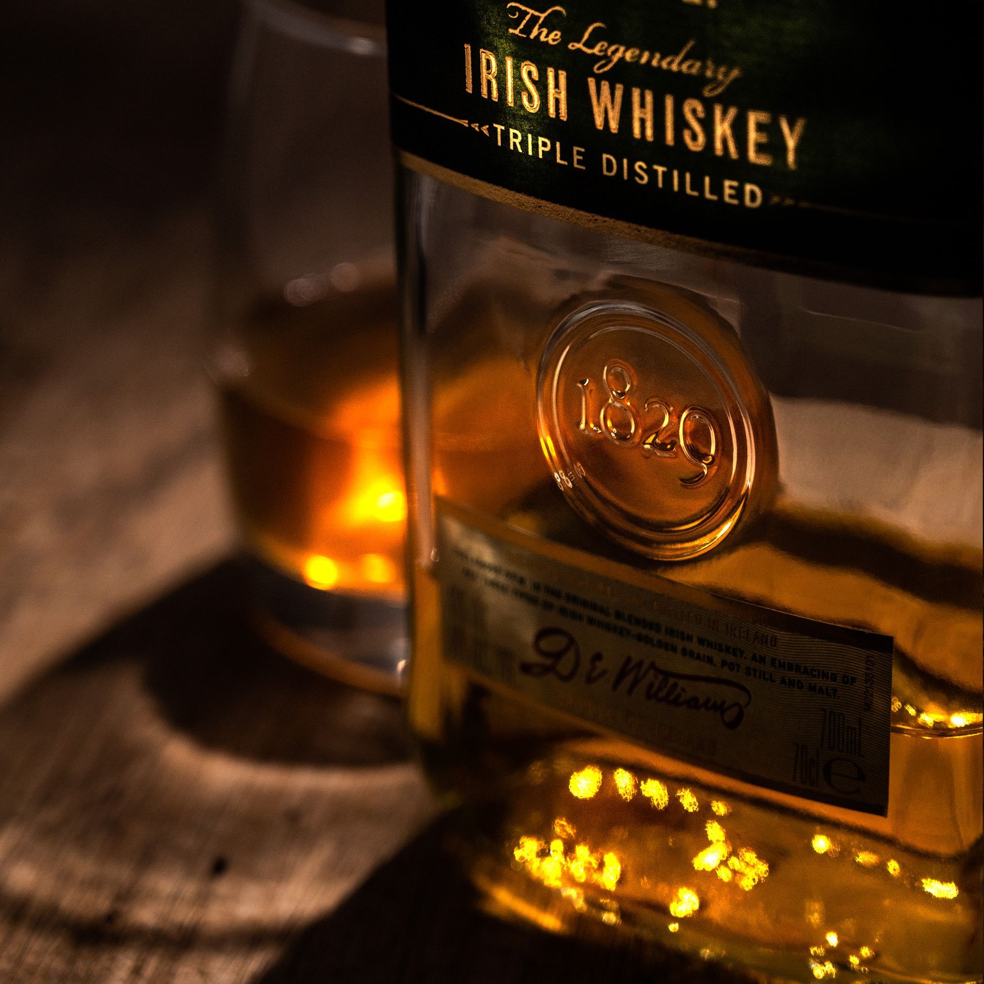Werbefotografie von Whisky
