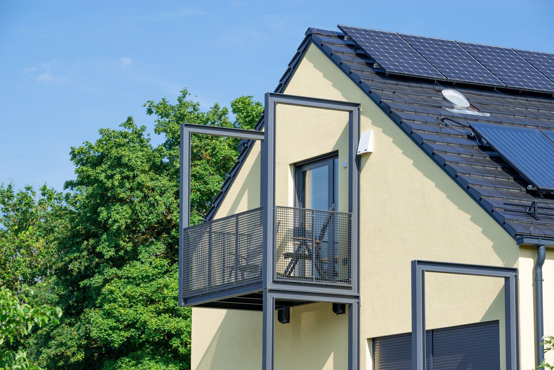 Detailfoto einen Wohnhauses