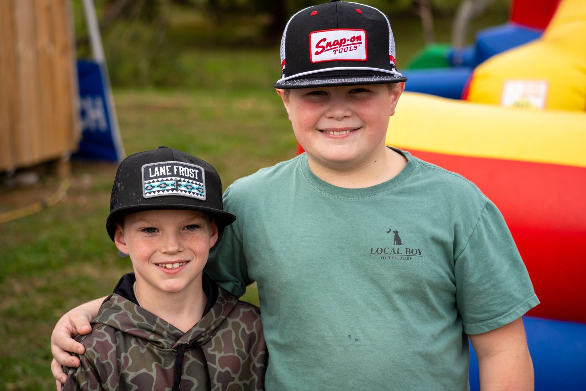 Carson Cole and friend