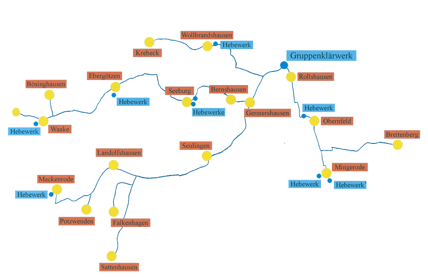 Verbandsgebiet Abwasserverband Seeburger See