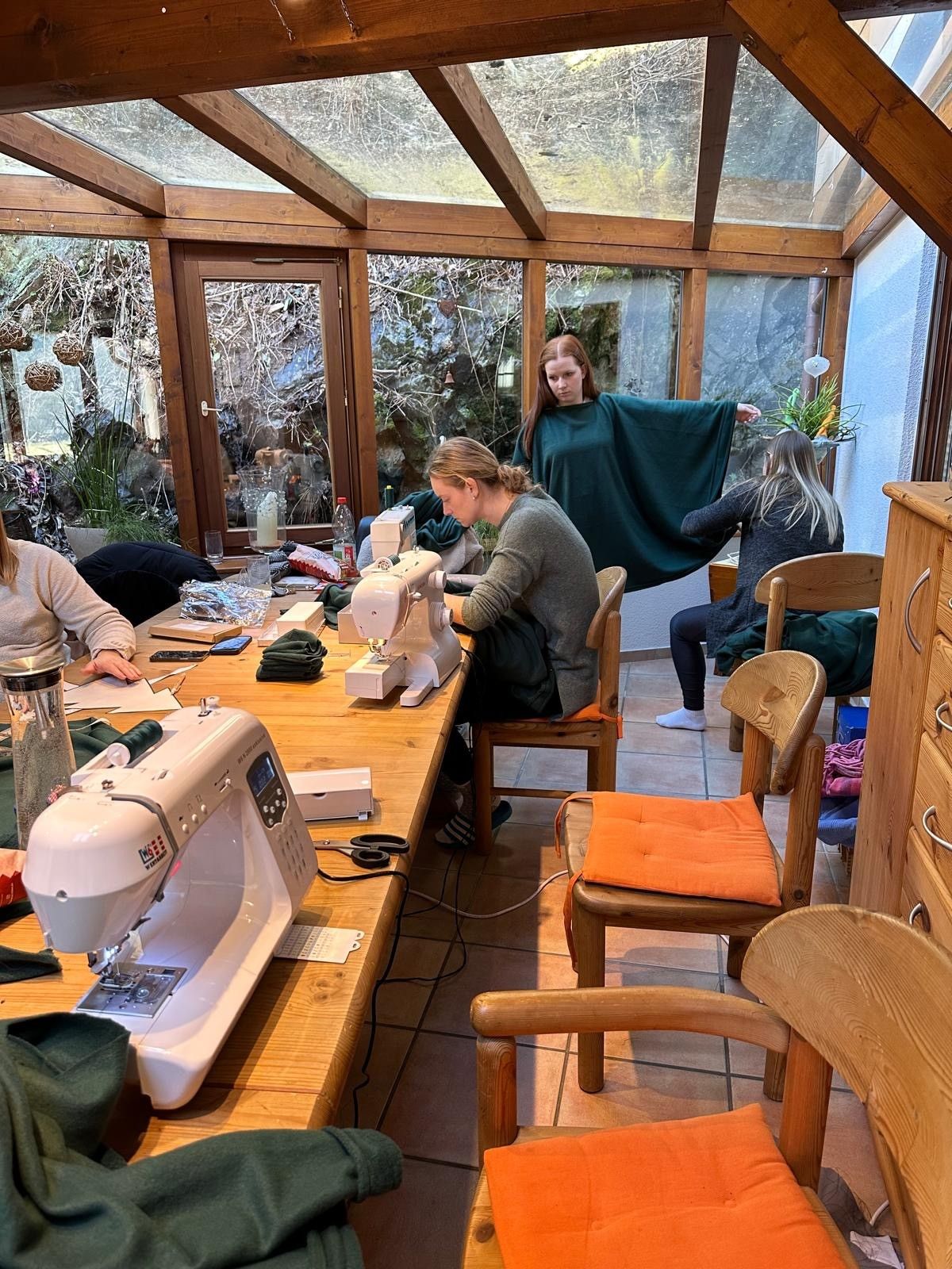 In der Nähwerkstatt