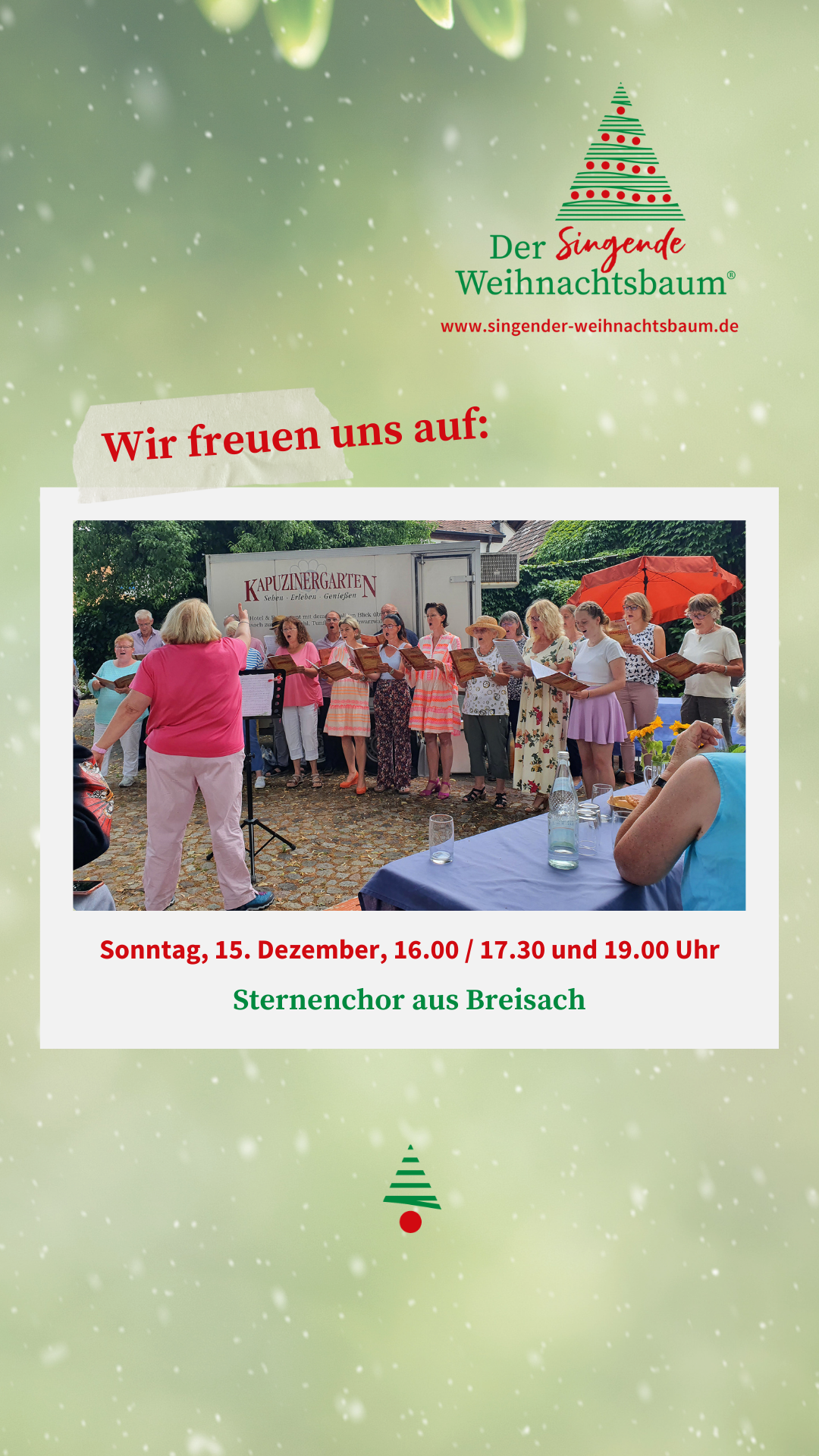 Vorfreude auf den Breisacher Sternenchor Vorfreude auf den Breisacher Sternenchor