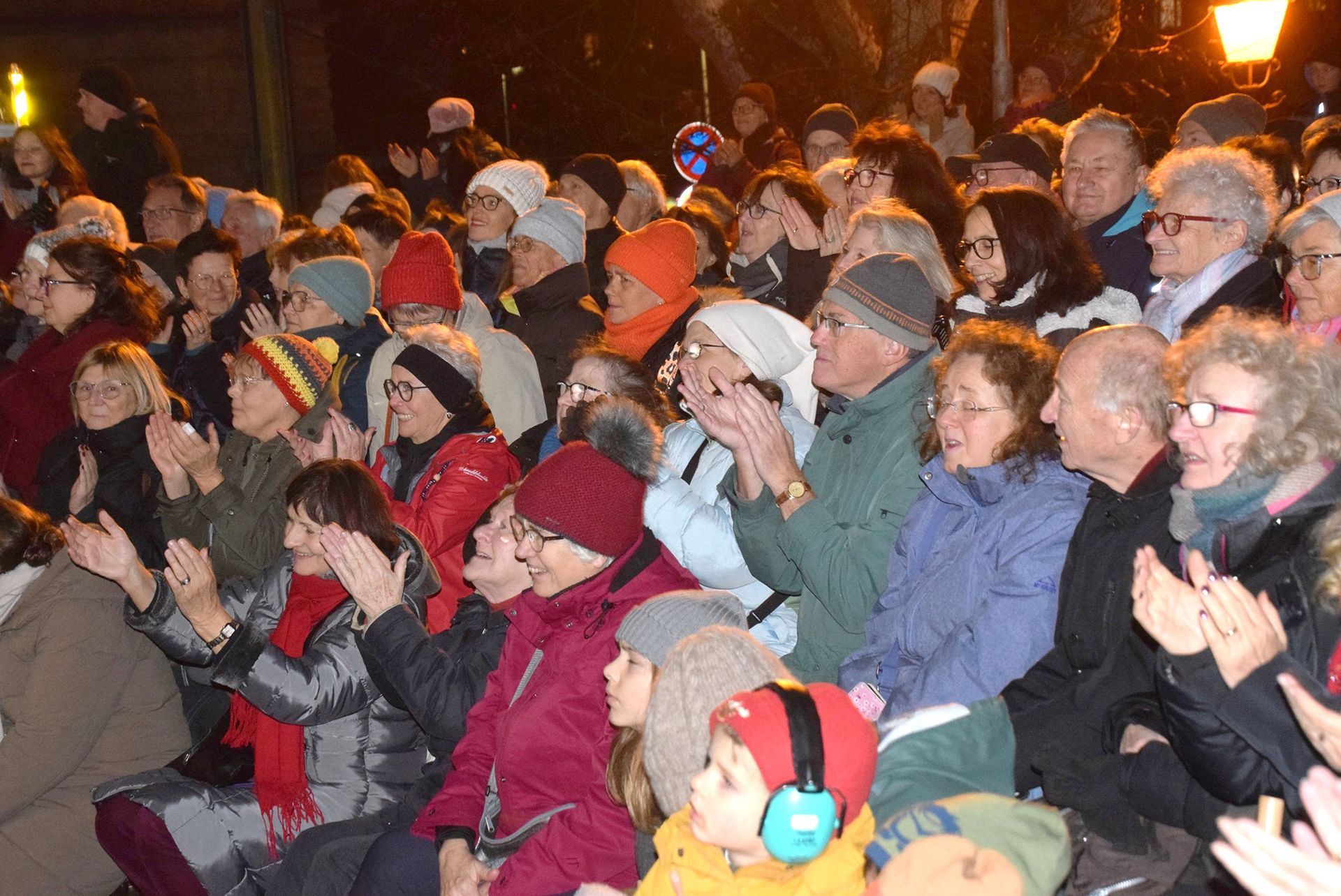 Begeisterte Besucher Begeisterte Besucher