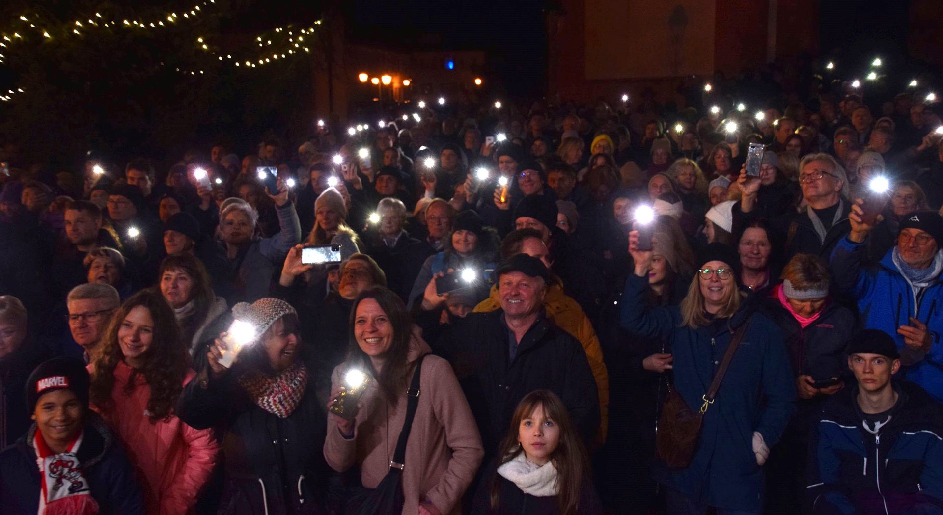 Besucher Lichtermeer Besucher Lichtermeer