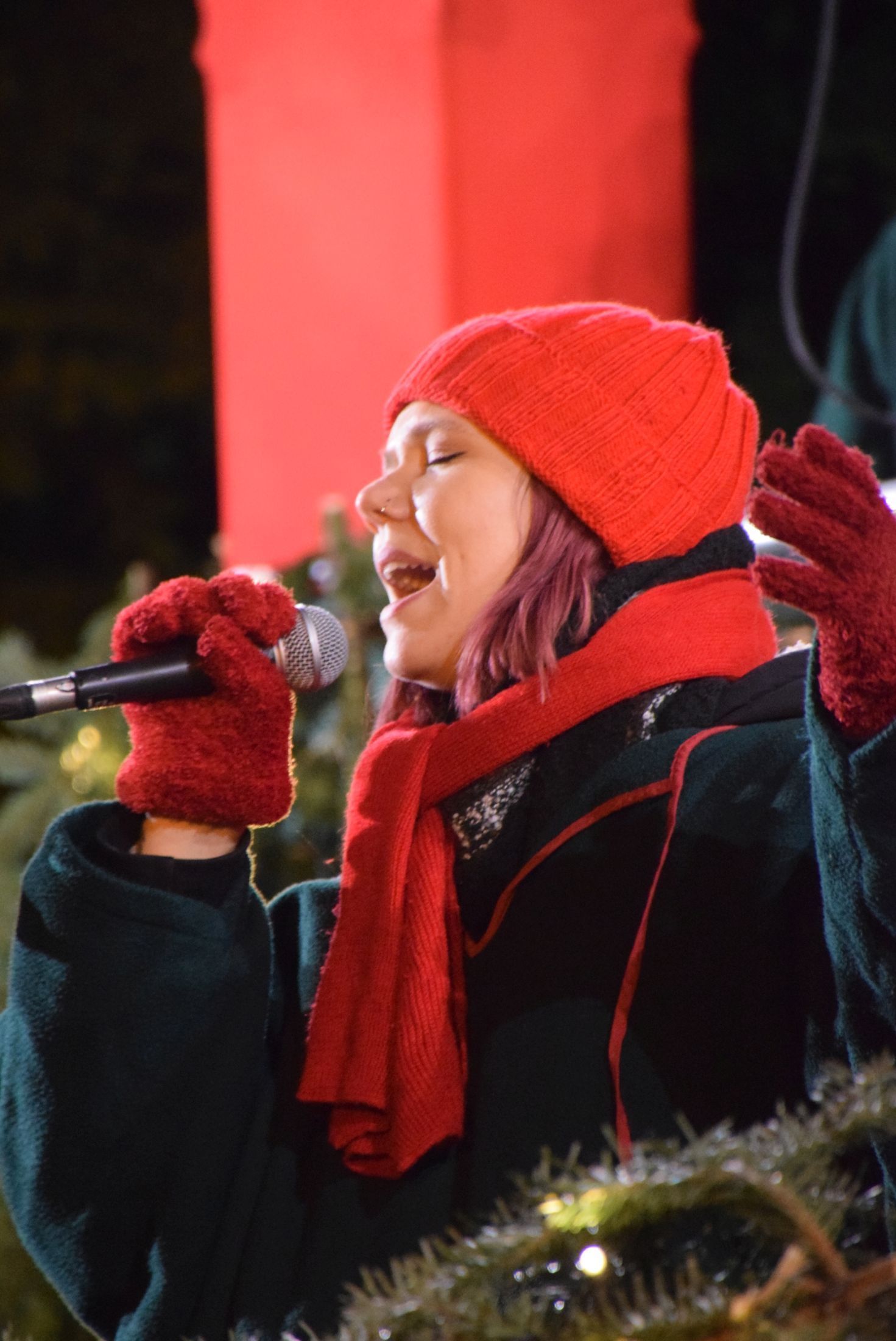 Solistin Soë Blue beim Singers Night Soul- und Gospelchor aus Zürich Solistin Soë Blue beim Singers Night Soul- und Gospelchor aus Zürich