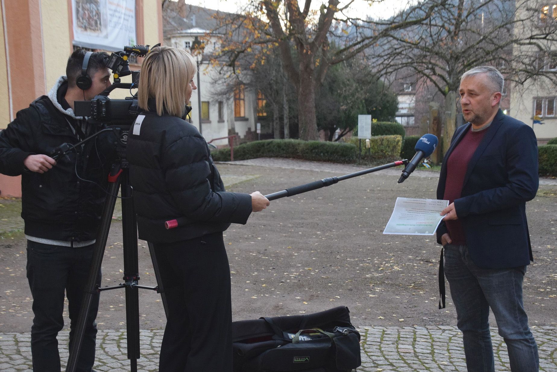 Fernsehinterview mit Gregor Swierczyna Fernsehinterview mit Gregor Swierczyna