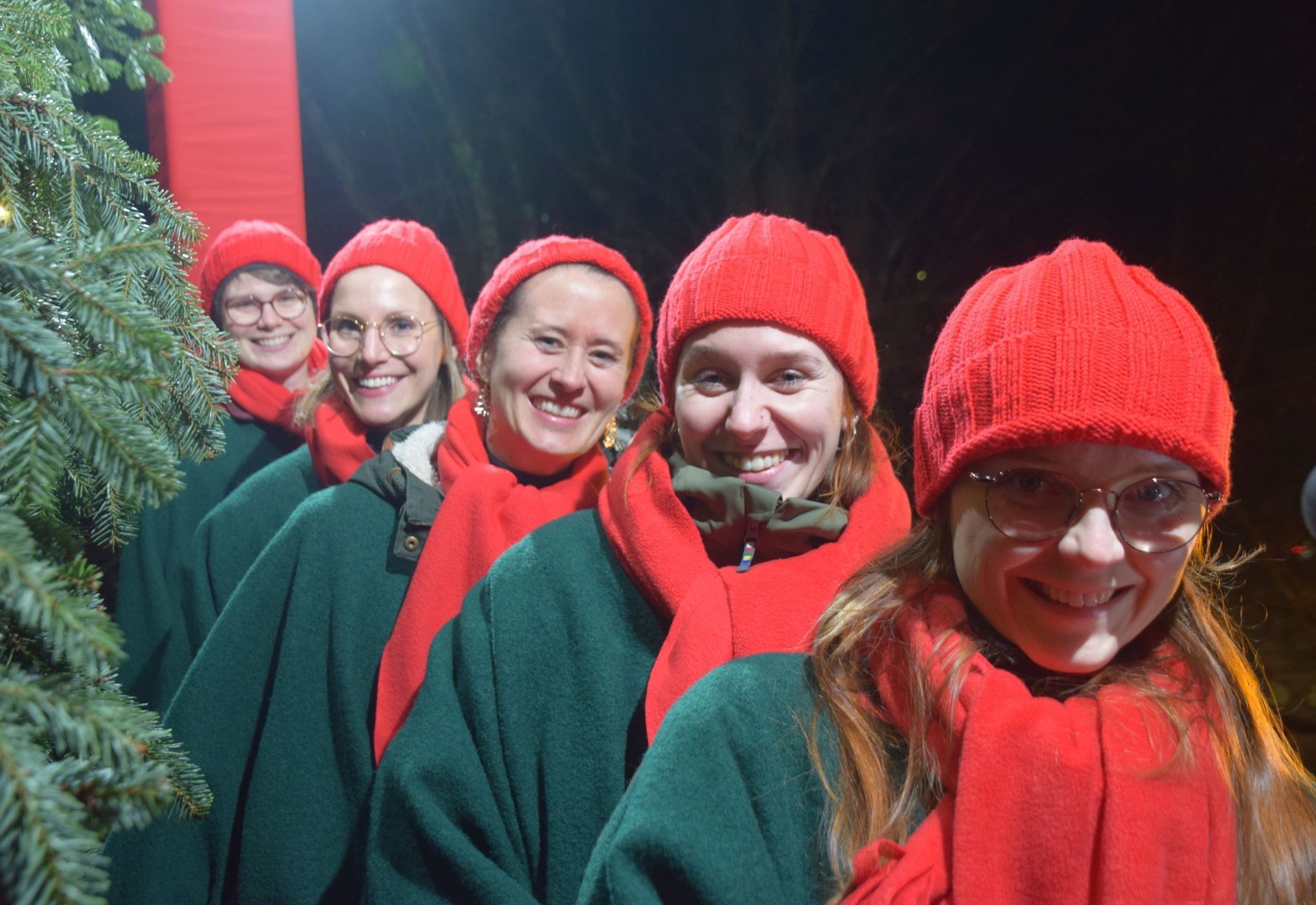 Bei den Chormitgliedern Bei den Chormitgliedern