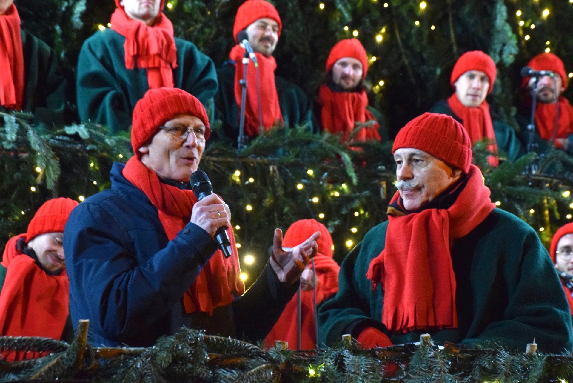 Rolf Störr mit Moderator Thomas Kern Rolf Störr mit Moderator Thomas Kern