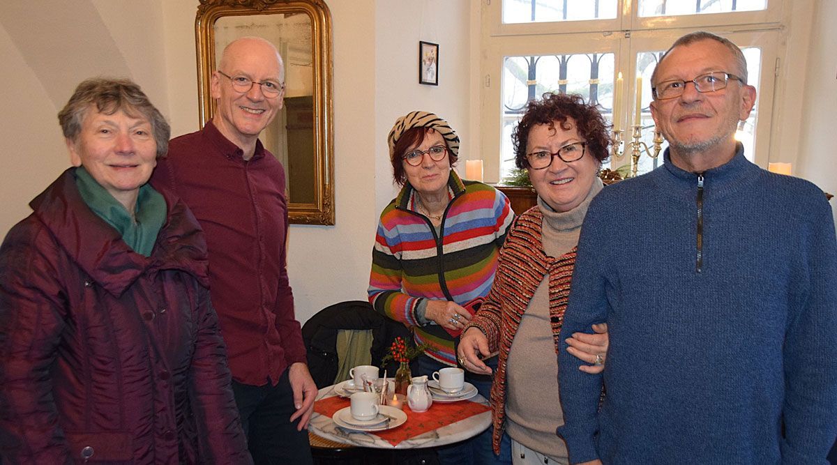 Gerlinde Kretschmann im Museumscafé Gerlinde Kretschmann im Museumscafé
