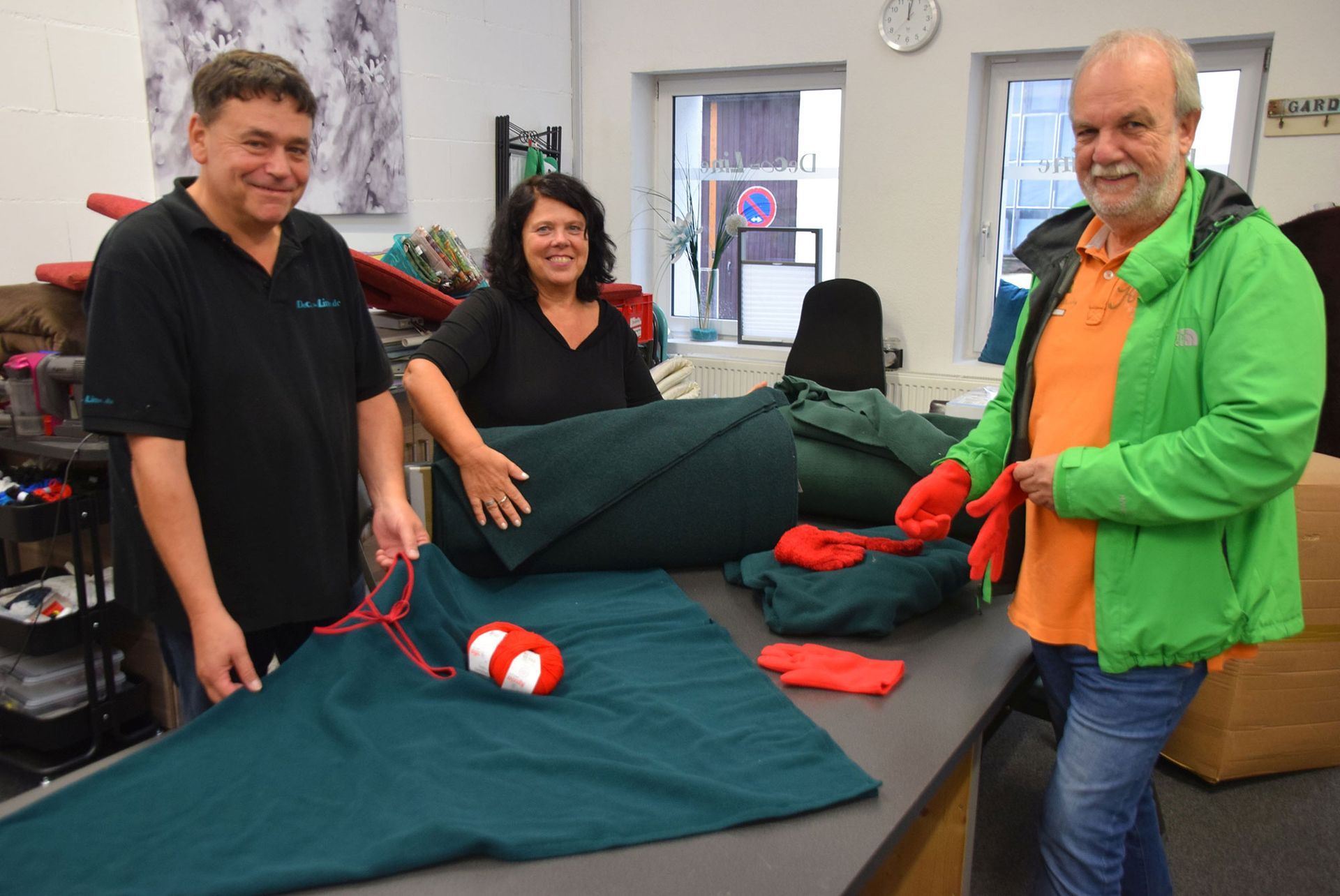 Wahl der Stoffe, Patrice Gross bei Deco-Line Wahl der Stoffe, Patrice Gross bei Deco-Line