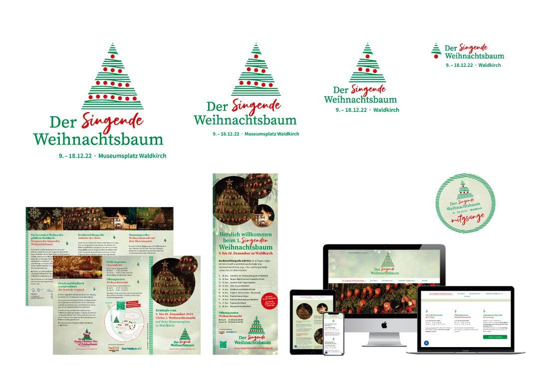 Corporate Design Der Singende Weihnachtsbaum Corporate Design Der Singende Weihnachtsbaum