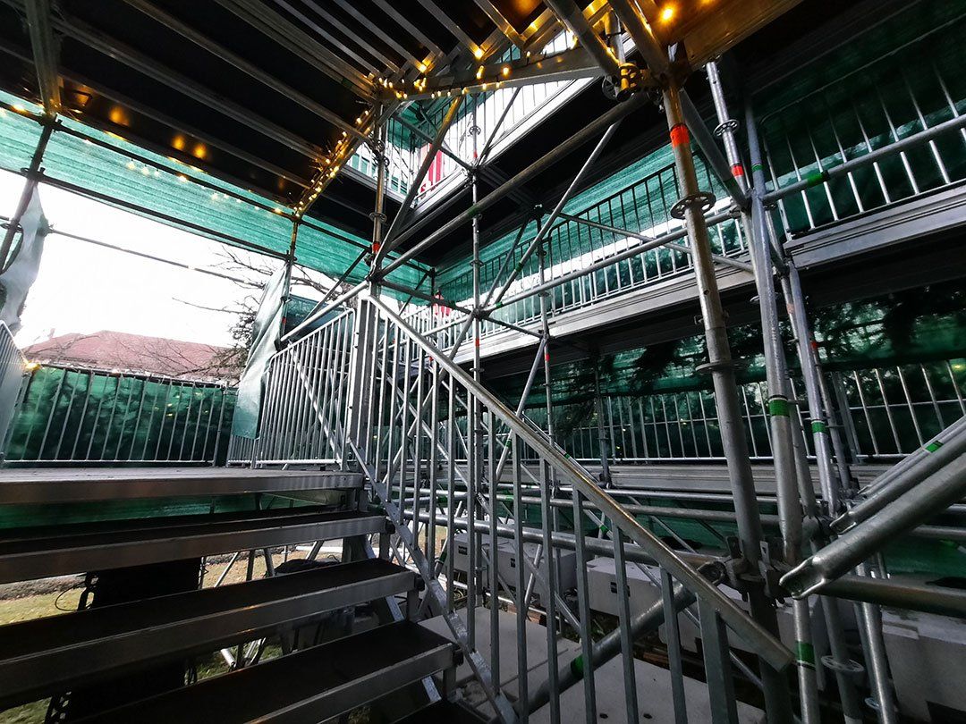 Innenansicht des Singenden Weihnachtsbaums Innenansicht des Singenden Weihnachtsbaums