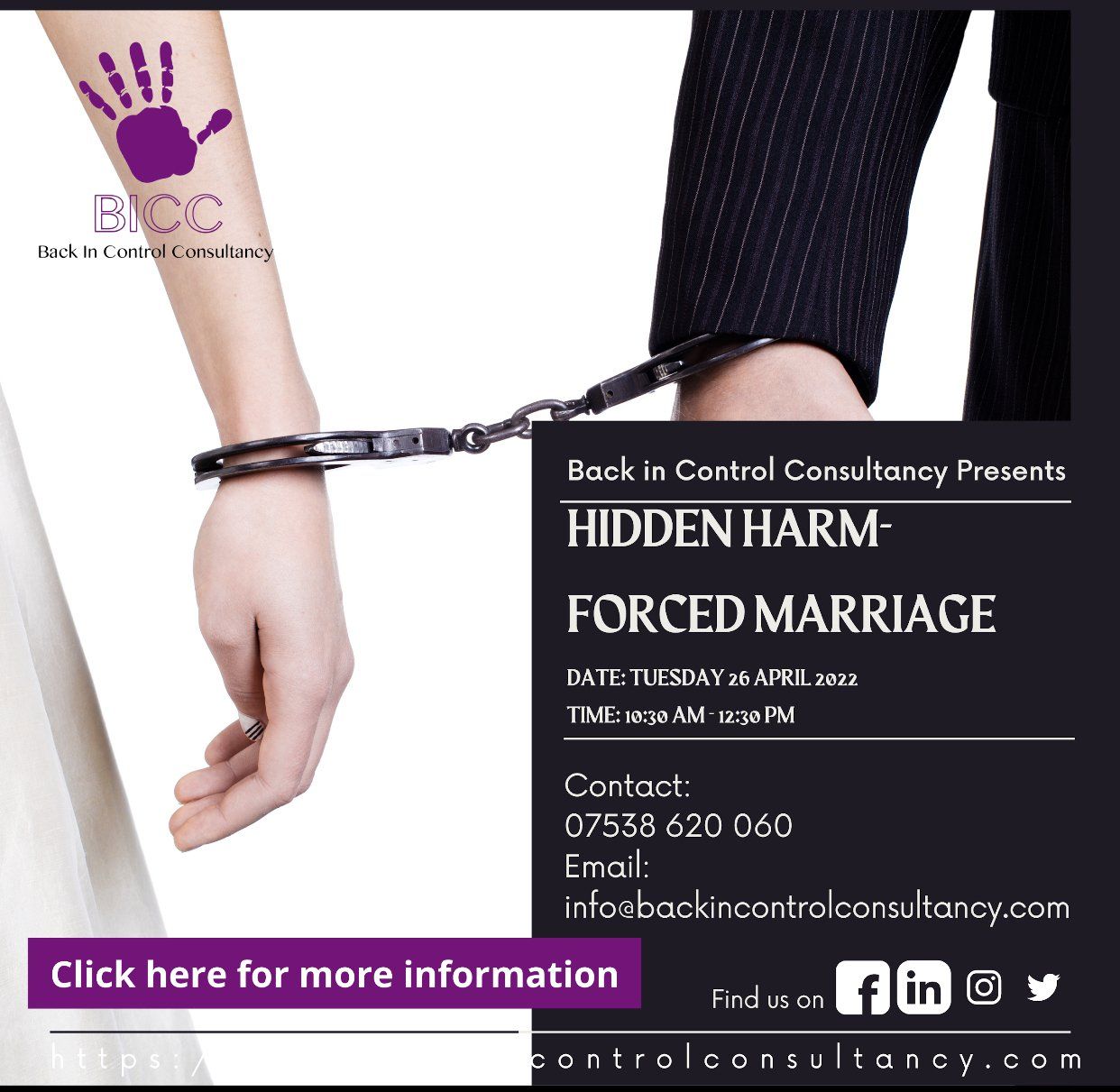 Domestic Abuse Training - Back in Control Consultancy