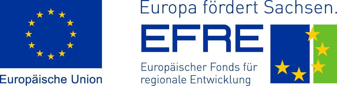 Europa foerdert Sachsen Logo