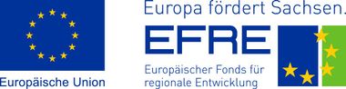 Europa foerdert Sachsen Logo