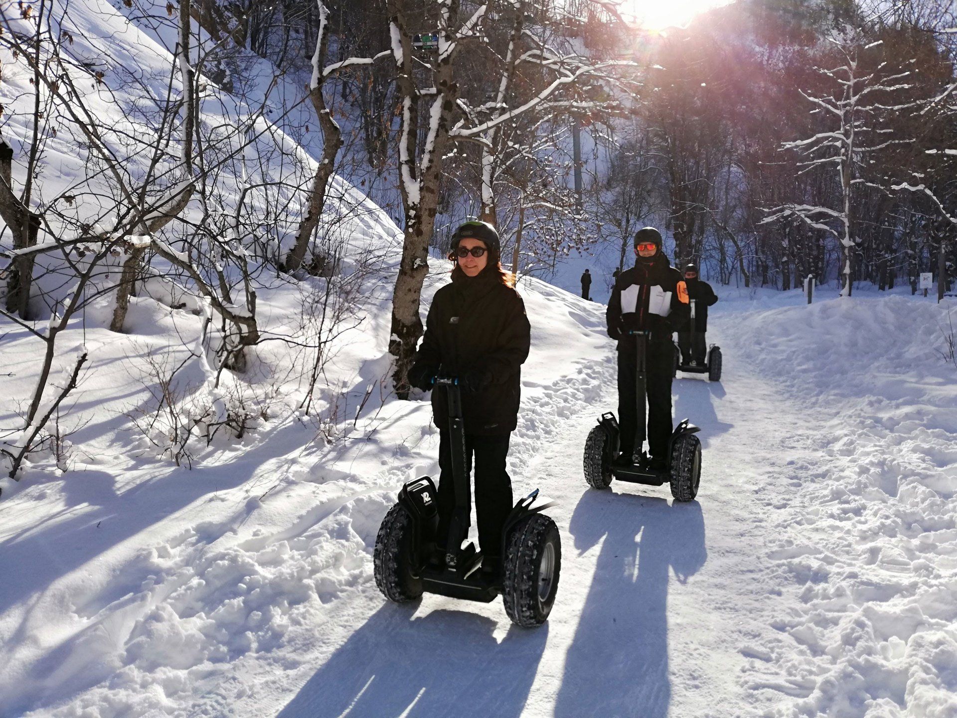 Le segway sur neige en Savoie et haute Savoie