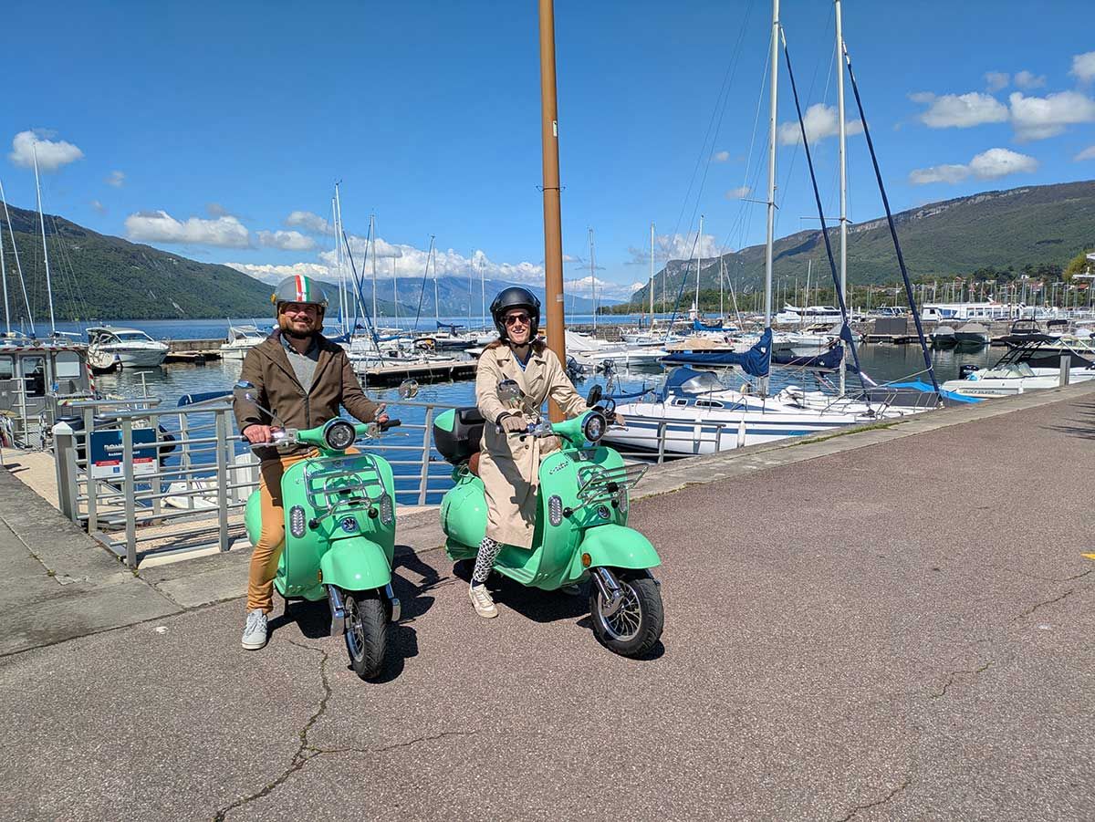 Vespa tour a aix les bains