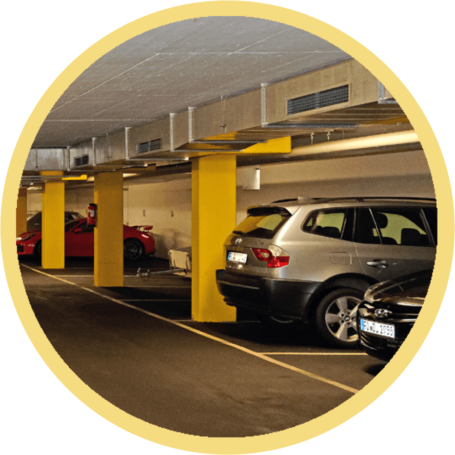 Bild der Tiefgarage Bild der Tiefgarage